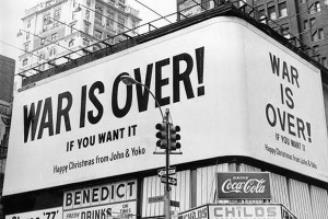 O pacifismo e a não-violência no outdoor publicitário