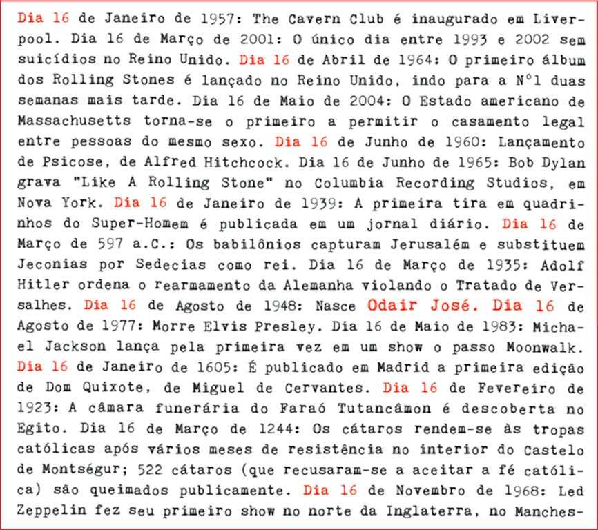 Dia 16 (2015) – Odair José
