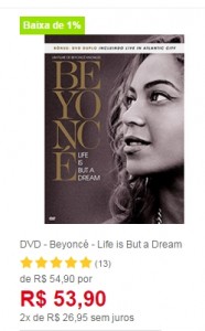 DVD - Beyoncé - Life is But a Dream