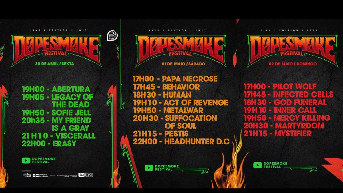 Conheça as bandas do Dopesmoke Festival 2021