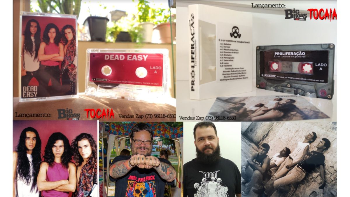 Tocaia e Bigbross Records resgatam a memória do rock baiano em dois lançamentos